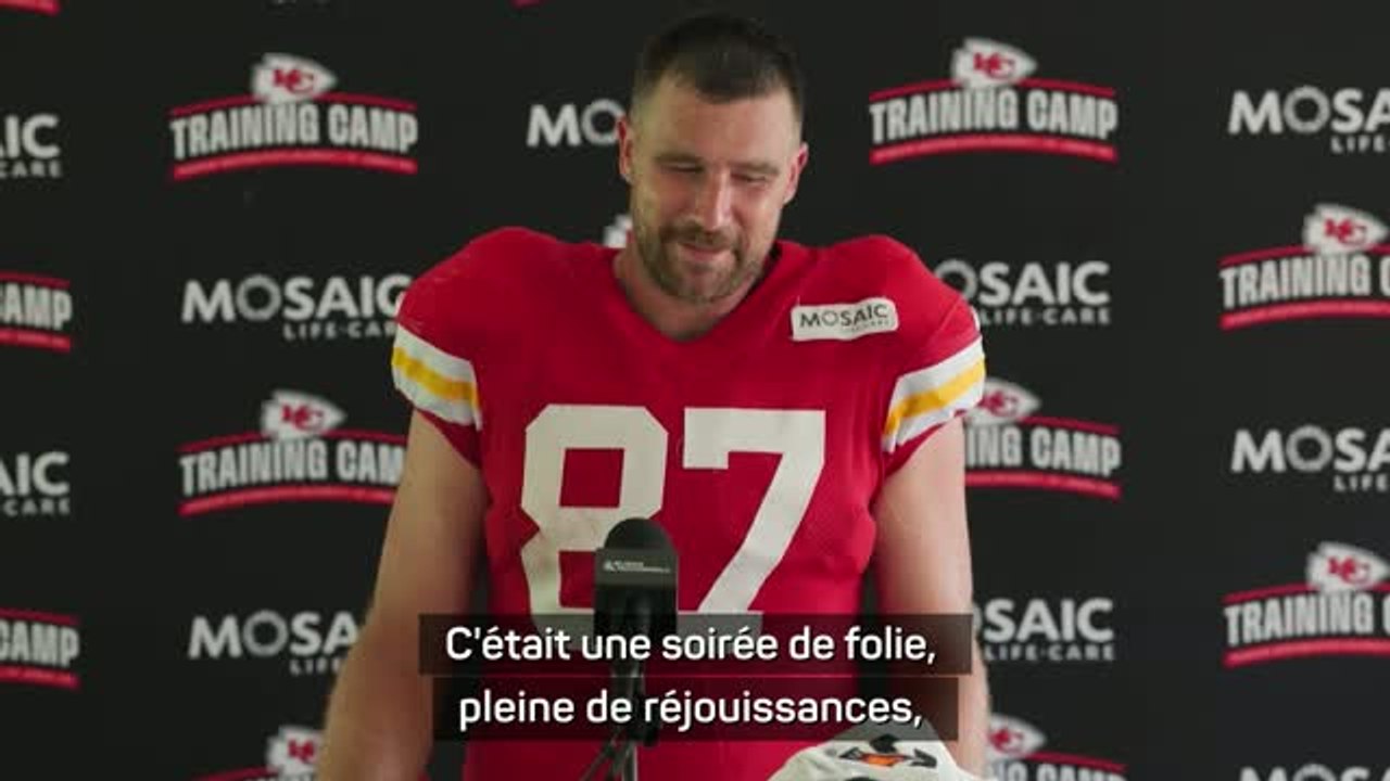 Kansas City Chiefs  - Travis Kelce : “Mon mariage a été la plus belle soirée de ma vie”