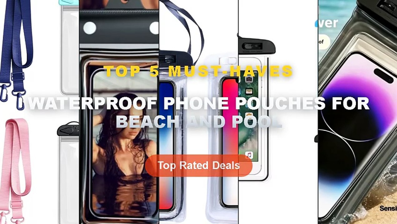 Top 5 Best Waterproof Phone Pouches For Beach A...