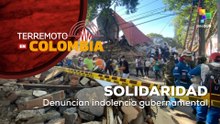 Damnificados en Cali exigen refugio y apoyo estatal tras el sismo