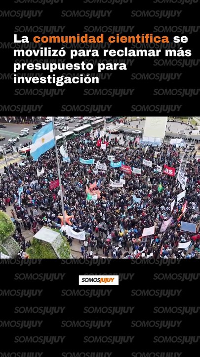 Marcha comunidad científica argentina