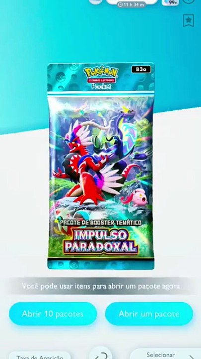 Abrindo boosters pokémon tcg pocket #pokemon #b...