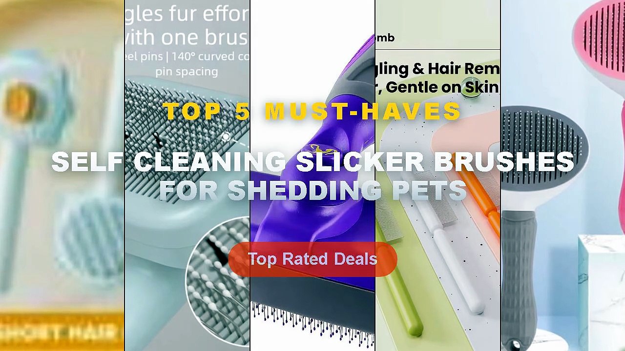 Cheap & Best Self Cleaning Slicker Brushes For...