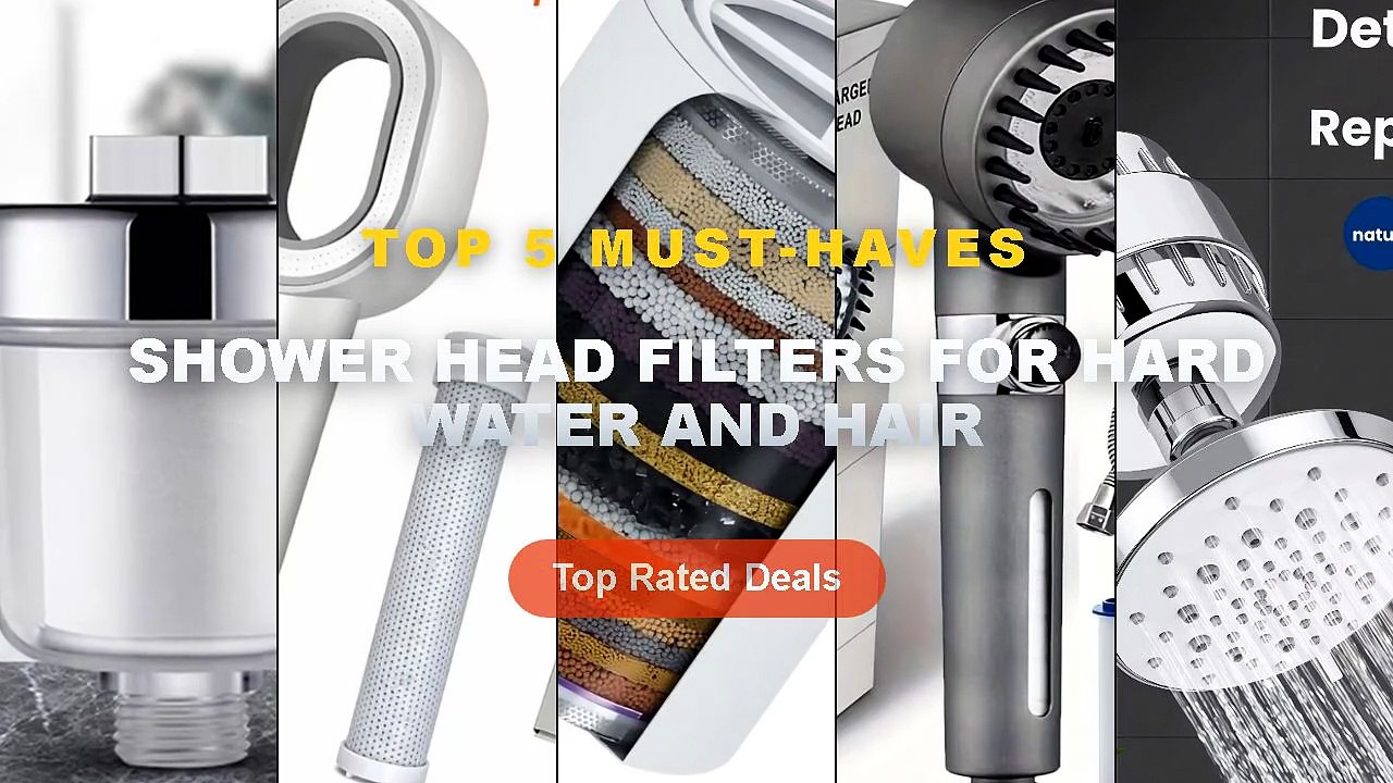 Why Everyone Is Buying Shower Head Filters For Hard Water And Hair - Powerful Shower Filter for Hard Water High Pressure...