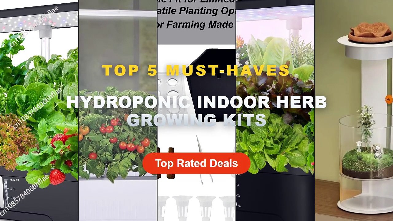 Amazing Hydroponic Indoor Herb Growing Kits You...