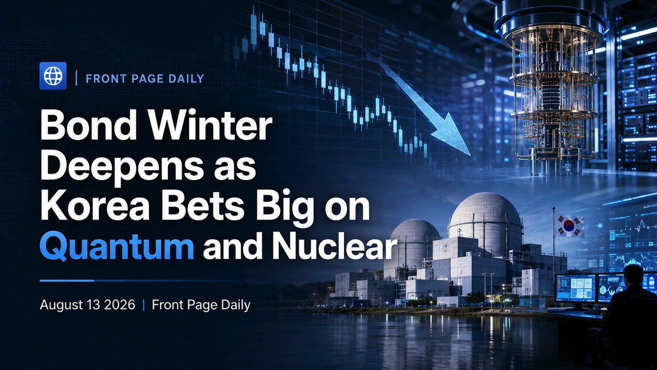 Bond Winter Deepens as Korea Bets Big on Quantum and Nuclear | August 13 2026