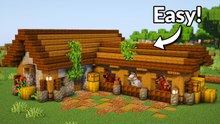 Minecraft: Easy Horse Stable (Tutorial)