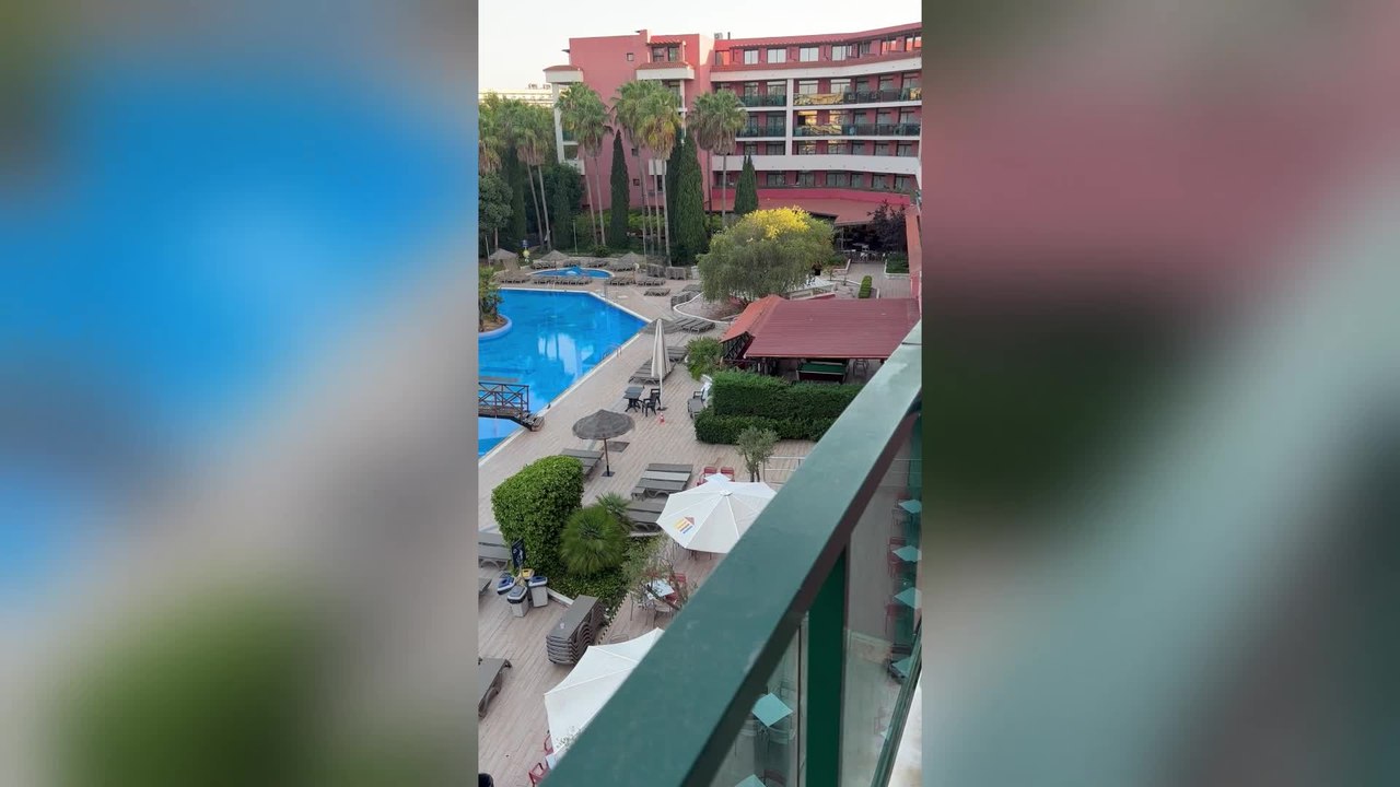 Man Goes Flying in Chaotic Sunbed Dash