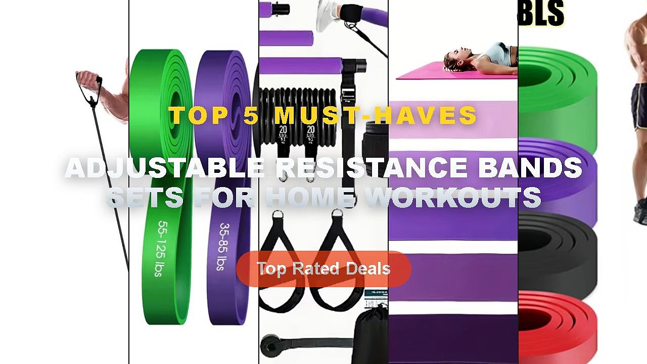 Cheap & Best Adjustable Resistance Bands Sets F...
