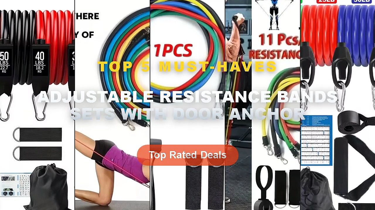 Top 5 Best Adjustable Resistance Bands Sets Wit...