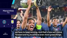Marquinhos taking confidence boost from PSG's Super Cup win