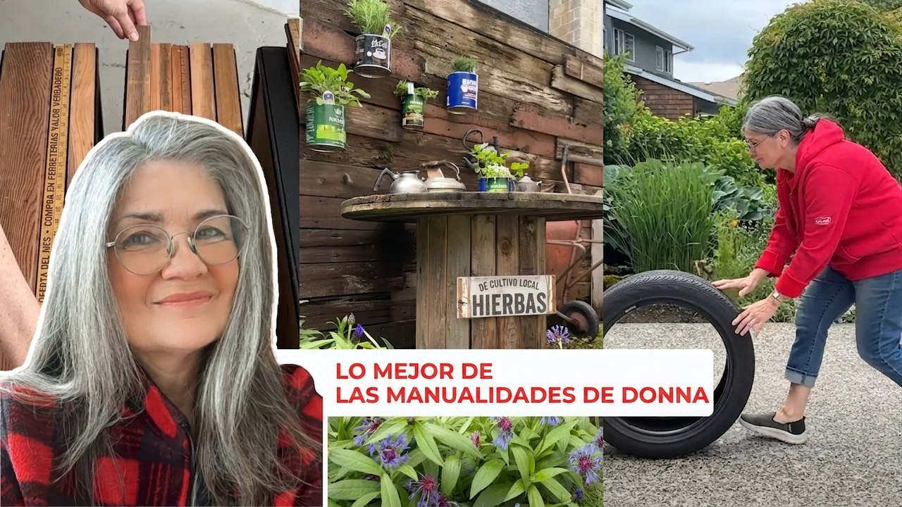 Proyectos de reutilización inesperados, decoración exterior y más