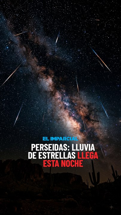 Las PERSEIDAS alcanzan su MÁXIMA ACTIVIDAD esta noche; así podrán verse desde México