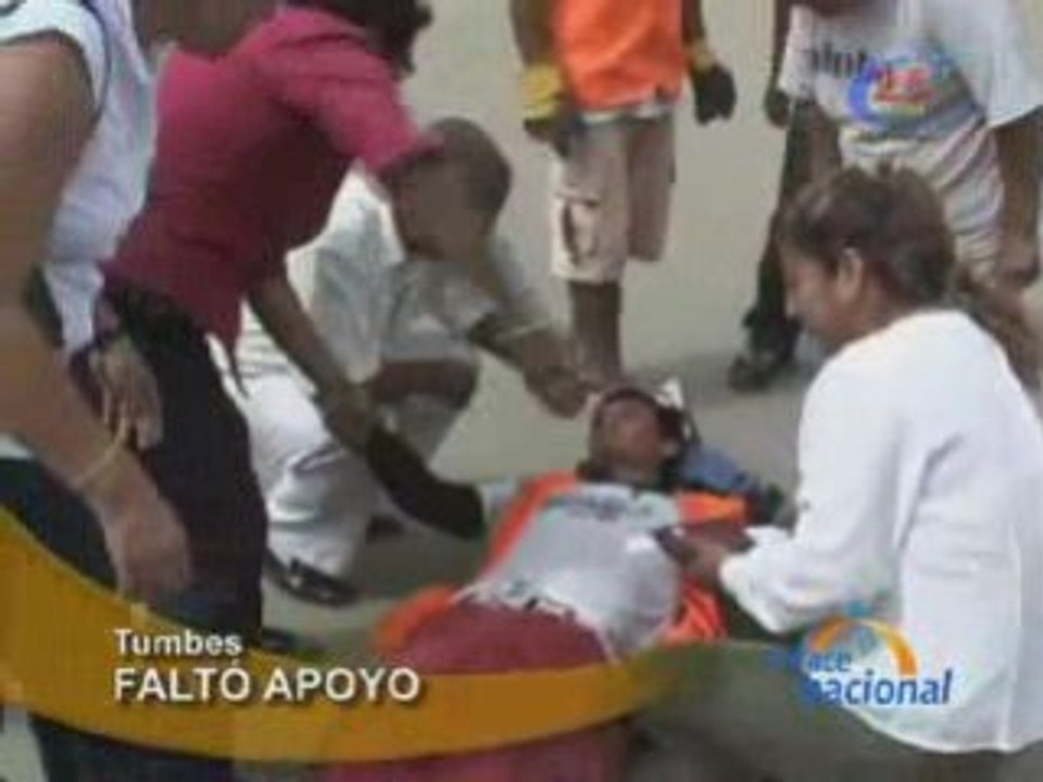 FALTÓ APOYO - TUMBES
