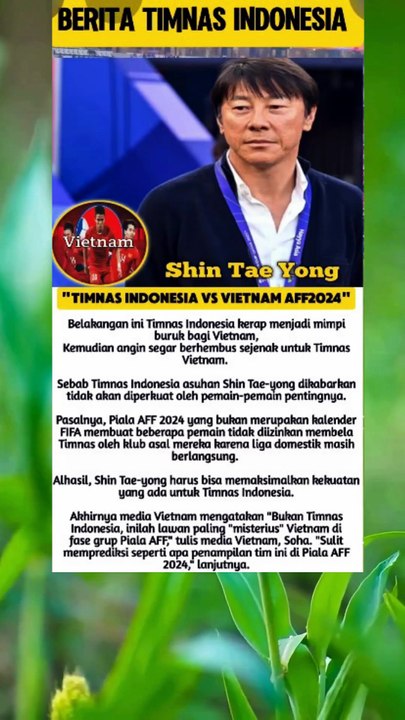 Media Vietnam Timnas Indonesia Bukan Ancaman La...