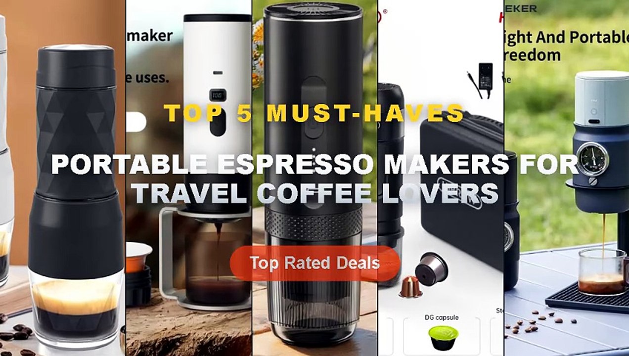 Best Portable Espresso Makers For Travel Coffee Lovers on AliExpress | Review - STARSEEKER Super58 Portable Electric Esp...