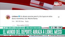 Así reaccionó el mundo a la emotiva carta de Lionel Messi