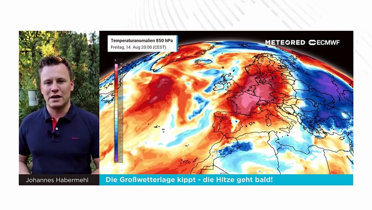 Die Großwetterlage kippt - die Hitze geht bald!