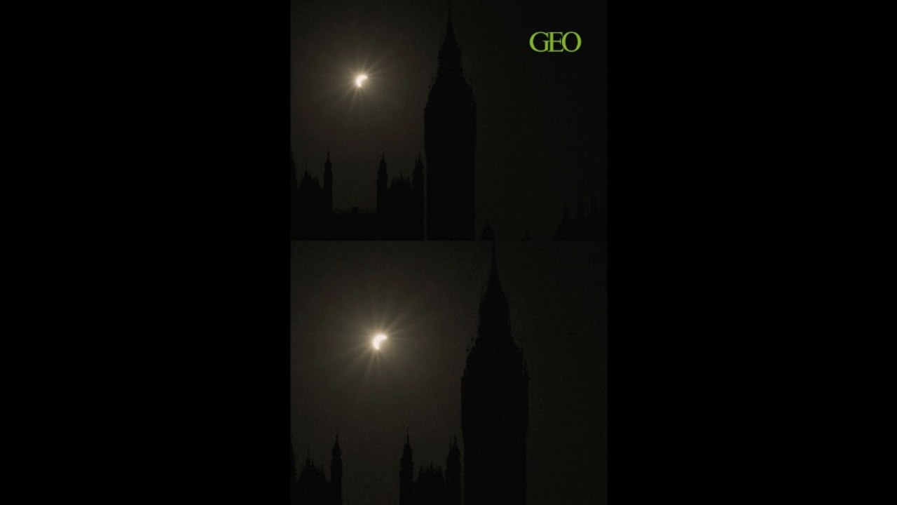 🌑 Une éclipse solaire quasi totale dans le ciel...