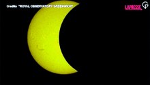 Eclissi solare, le spettacolari immagini dell'Osservatorio Reale di Greenwich