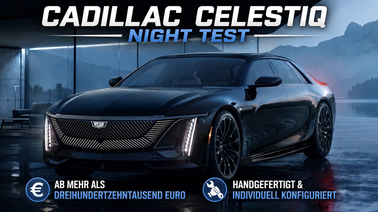 Cadillac Celestiq Night Test: 23-Zoll-Felgen und Luxus nach Wunsch