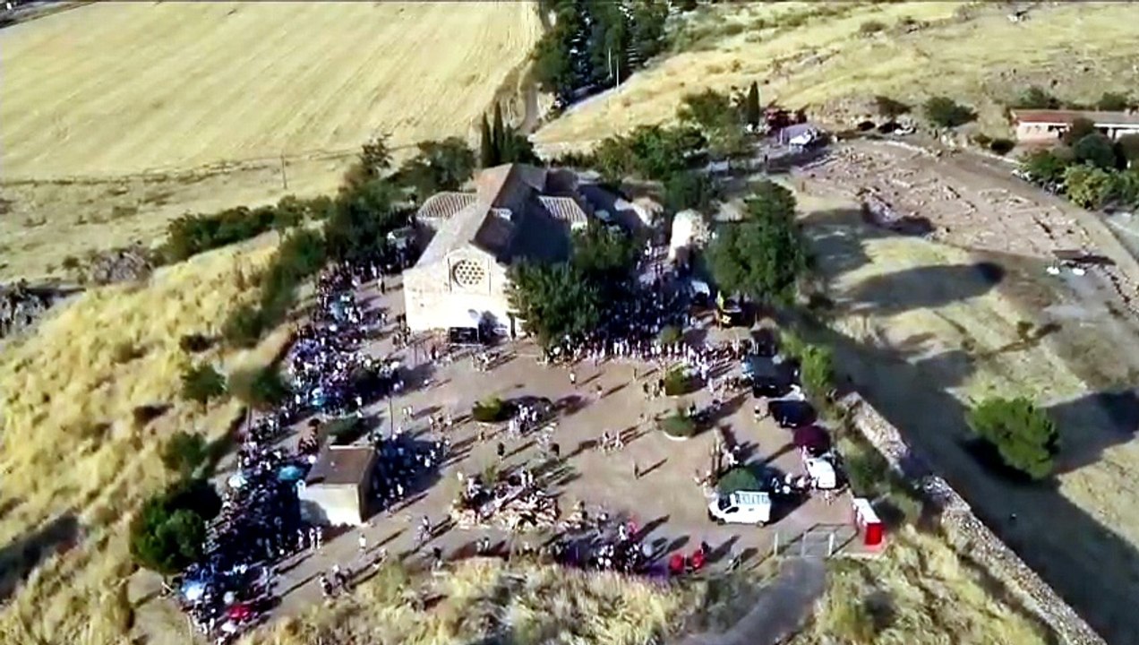 Dispositivo de la Policía Nacional durante el eclipse