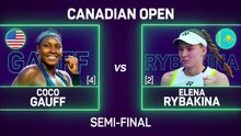 Rybakina battles back against Gauff to reach Canadian Open final