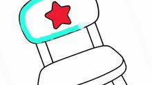 Draw and color a chair step by step
