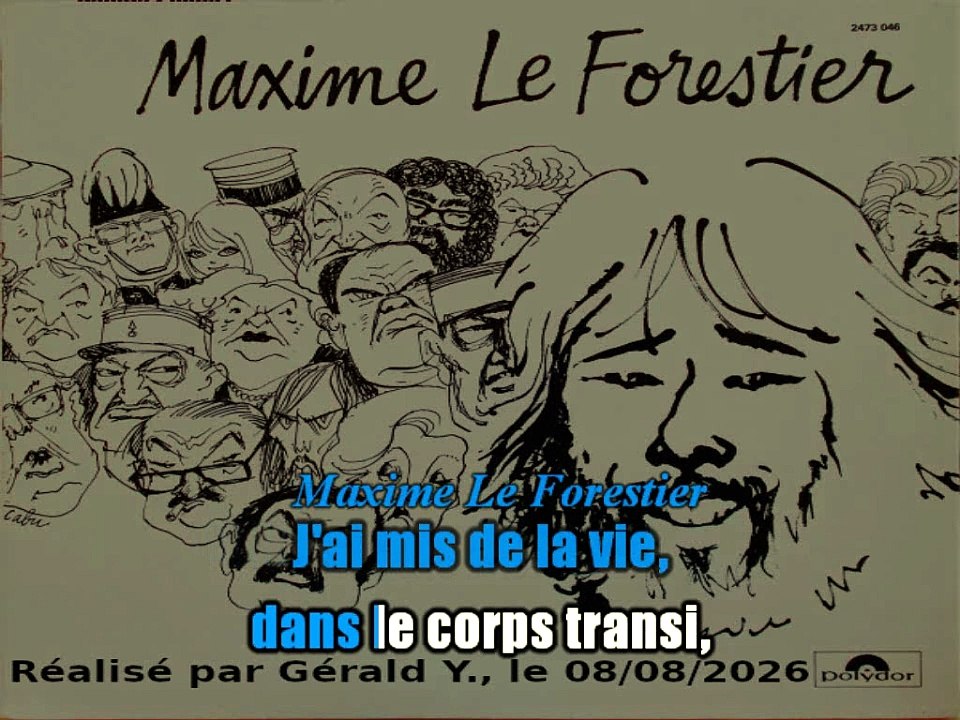Maxime Le Forestier_La poupée (1975)karaoké