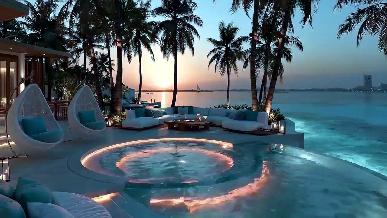 Café Del Mar Style Miami Sunset 🌅 Luxury Chillo...