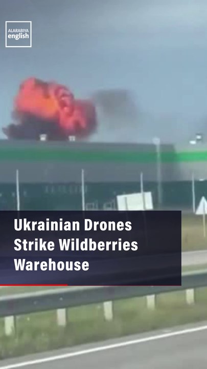 Ukrainian Drones Strike Wildberries Warehouse