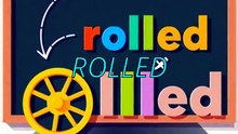 10000 palabras en inglés - ¿rolled… rodó o enrolló?