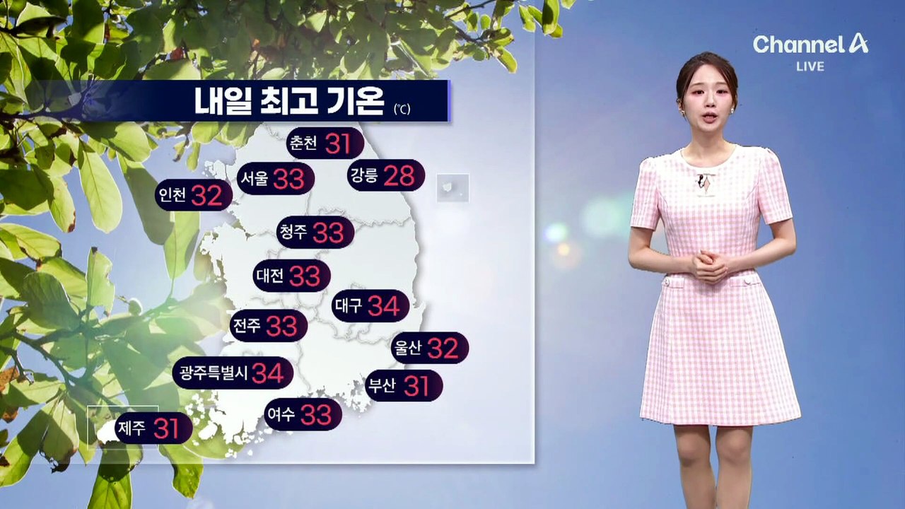 [날씨]‘말복’ 다시 폭염특보 확대…동해안 비, 전국 소나기