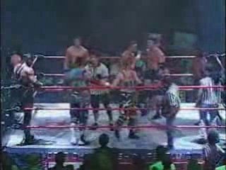 Filthy Animals as referees Four Corners Match 13/8/00 pt1