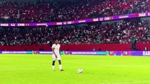 The decider Spot kick and The celebration Cameroon defeat Morocco
