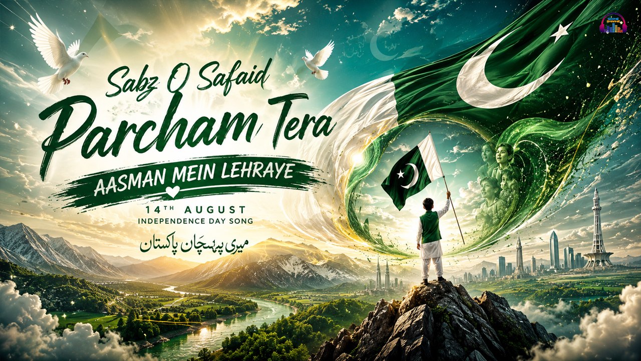 14 August (Sabz-o-safed parcham tera Aasmaan mein lehraaye)