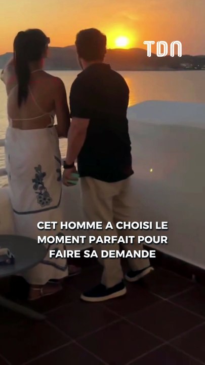 Cet homme a choisi le moment parfait pour faire sa demande