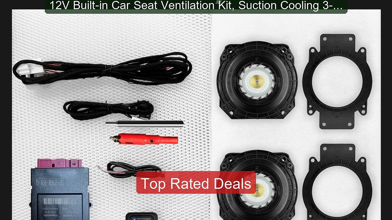 12V Built-in Car Seat Ventilation Kit, Suction Cooling 3-Sp... -- Top Pick 2026 | Unbeatable Price!