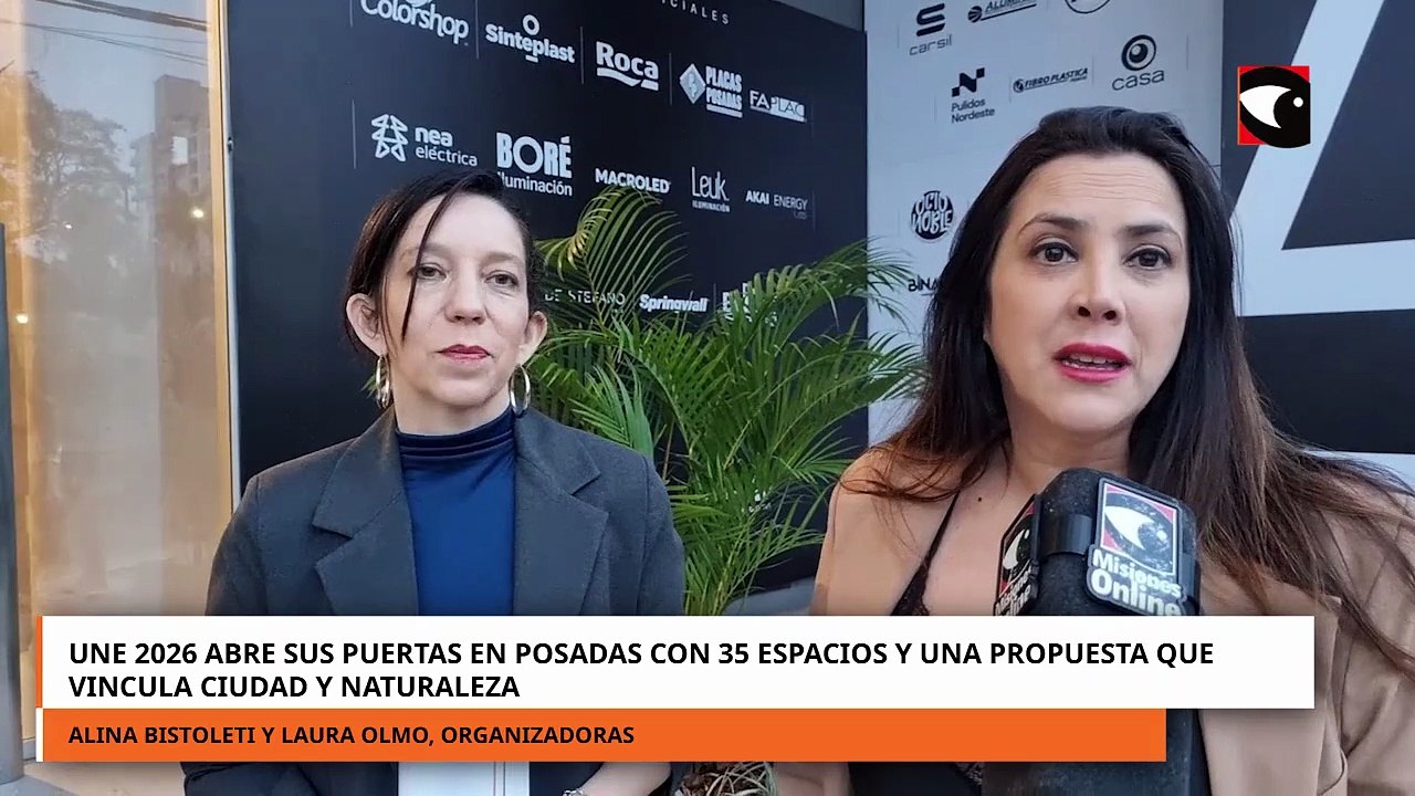 UNE 2026 abre sus puertas en Posadas con 35 espacios y una propuesta que vincula ciudad y naturaleza
