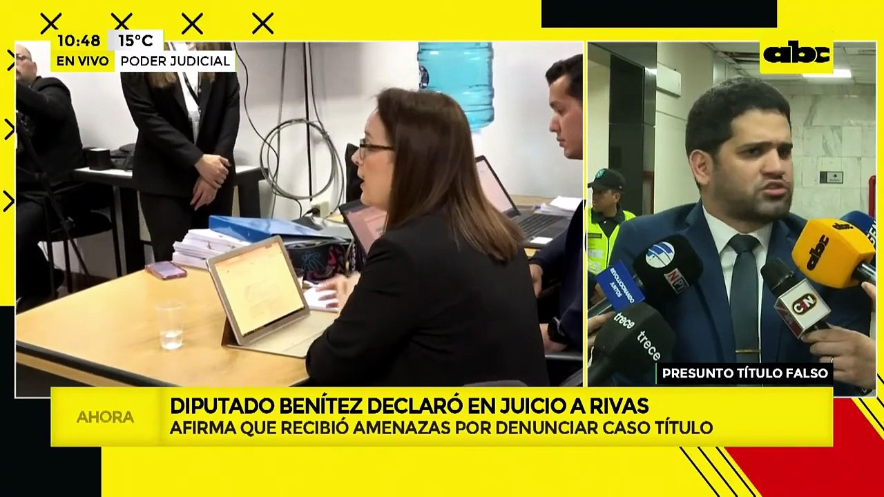 Caso Hernán Rivas_ el diputado Raúl Benítez declara en vivo y denuncia graves amenazas