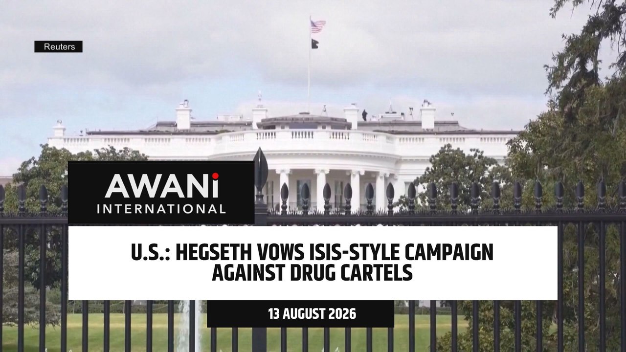 Hegseth vows ISIS-style campaign against drug cartels
