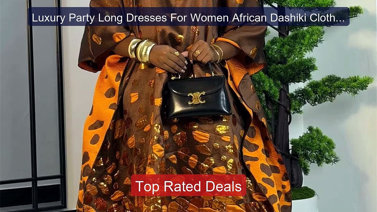 Luxury Party Long Dresses For Women African Das...