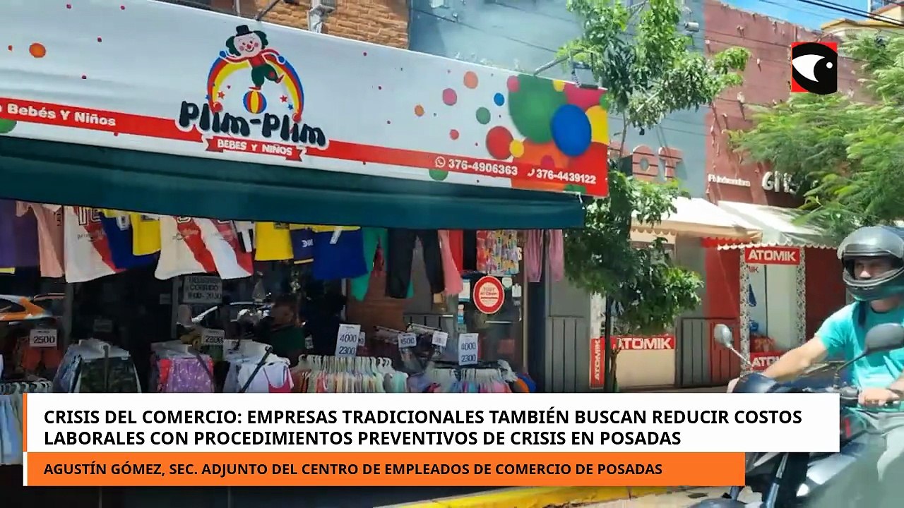 Comercios de Posadas en crisis con más pedidos...