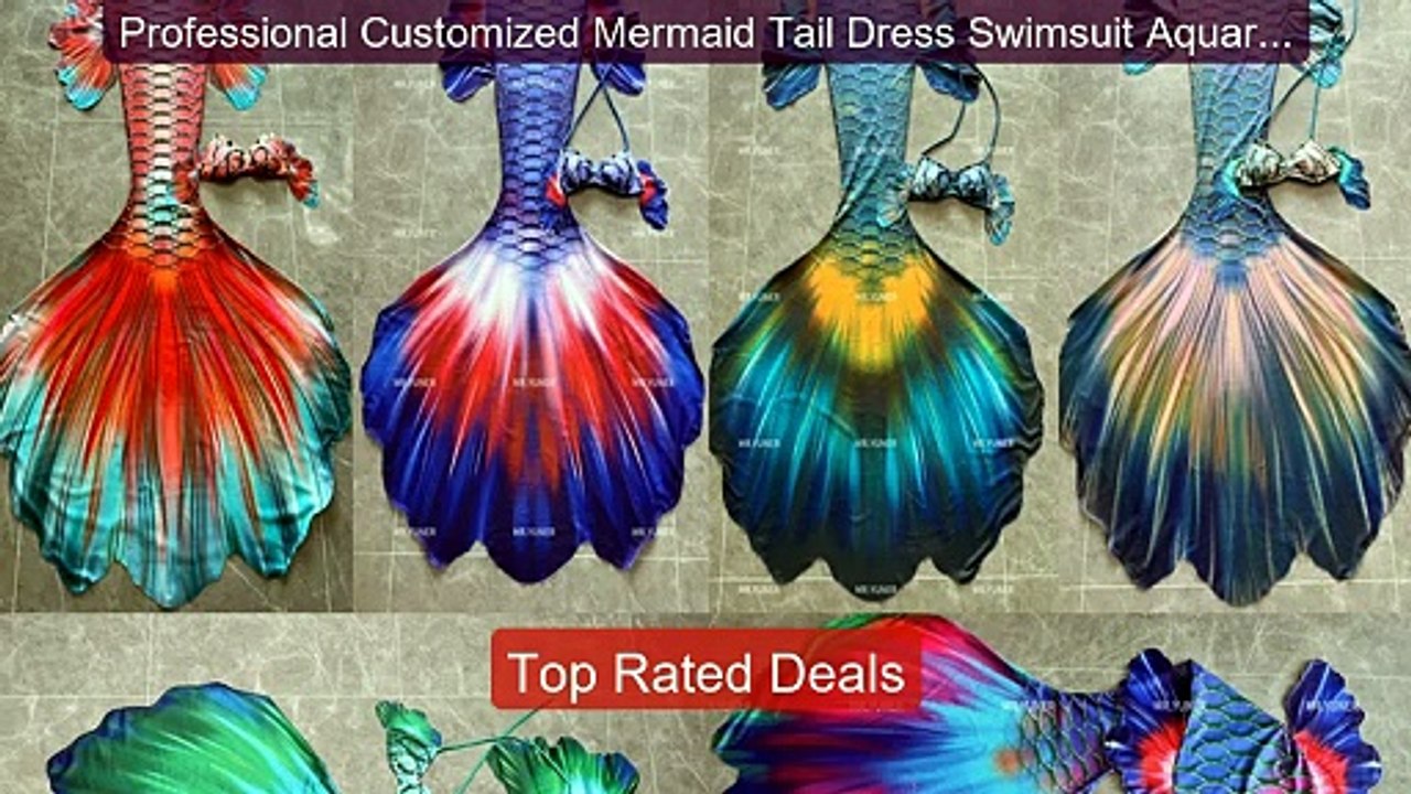 Professional Customized Mermaid Tail Dress Swim...