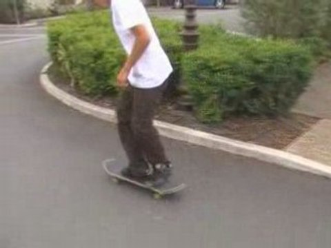 Grind+fakie big spin flip