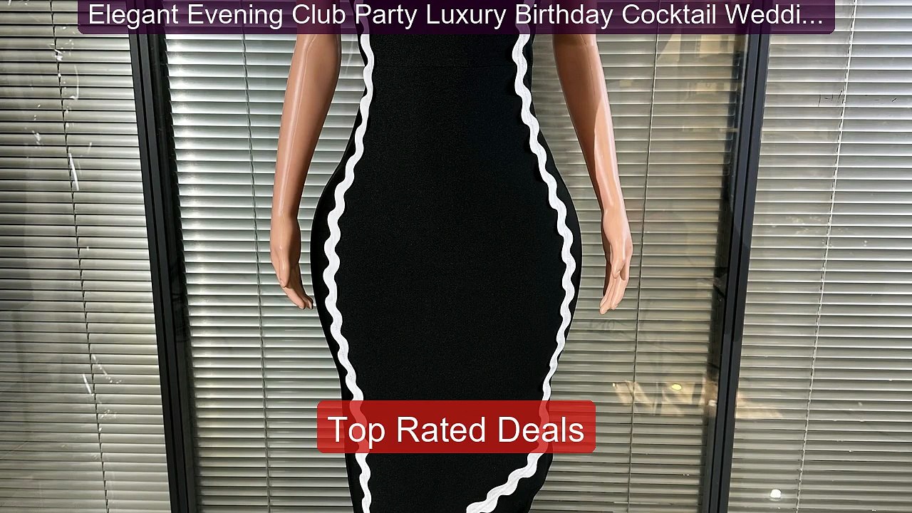 Elegant Evening Club Party Luxury Birthday Cocktail Wedding Dress W... -- Top Rated 2026 | Buy Now!