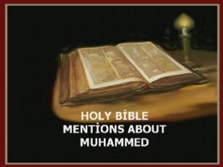 Holy Bible Mentions About Muhammed-1