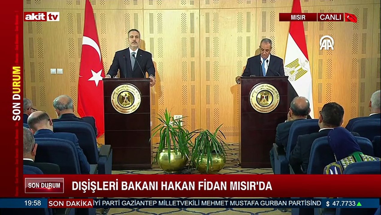 Mısır ile tarihi temas! Dışişleri Bakanı Hakan Fidan duyurdu: Dev adımlar atılıyor!
