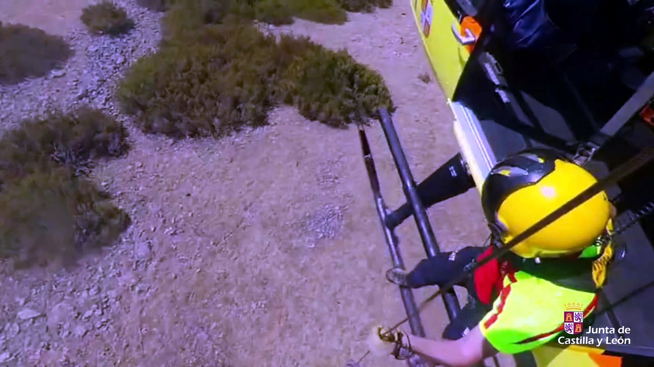 Rescate de una senderista en el Pico Mencilla, en Burgos