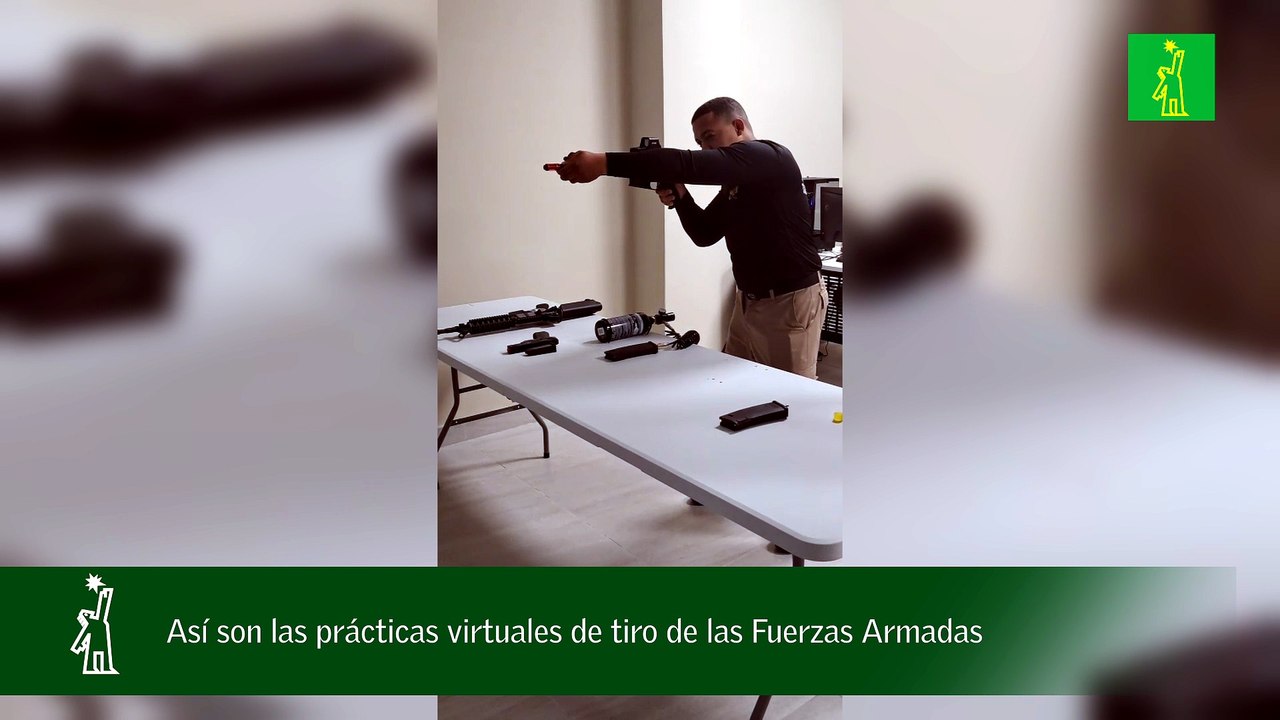 Así son las prácticas virtuales de tiro de las Fuerzas Armadas