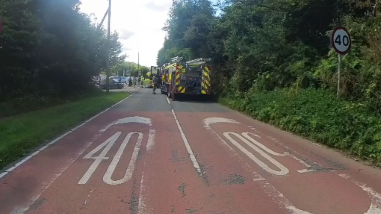 Shocking Scene: Driver Passes Major Accident In...